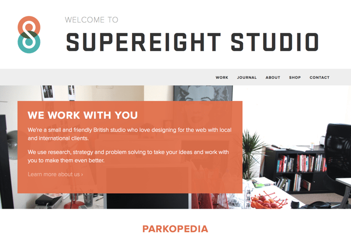 Supereight Studio website preview